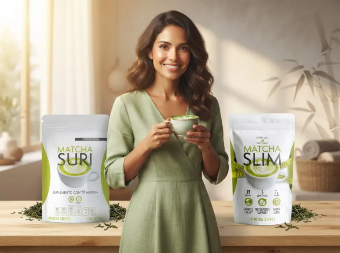 Matcha Slim — ingredientes naturales · Latinoamérica